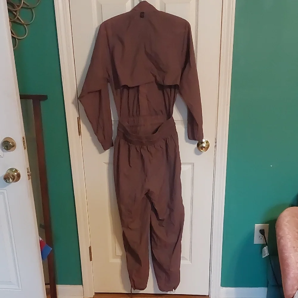 Athleta Alicia Keys Chocolate Brown Jumpsuit - Picture 6 of 8
